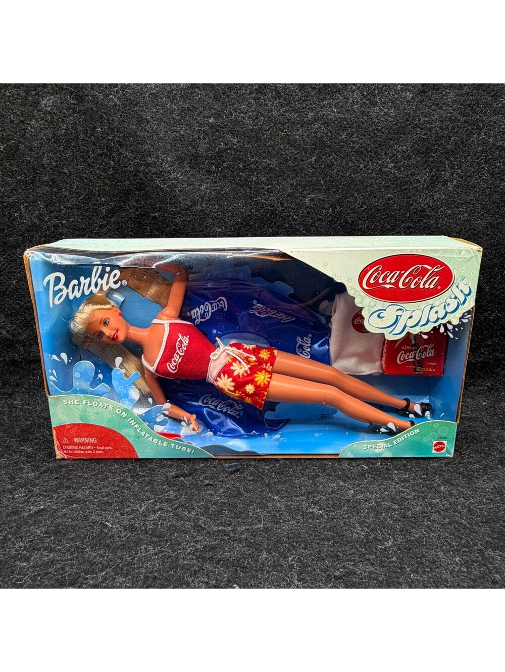 1999 Coca-Cola Splash Barbie - Mattel Special Edition #25590 NEW
